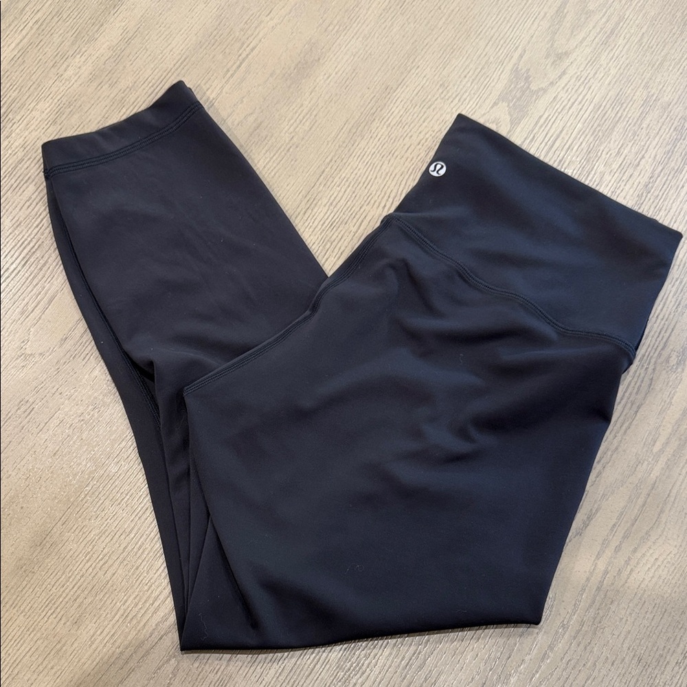 Lululemon Wunder Under Train Black Leggings Size 12